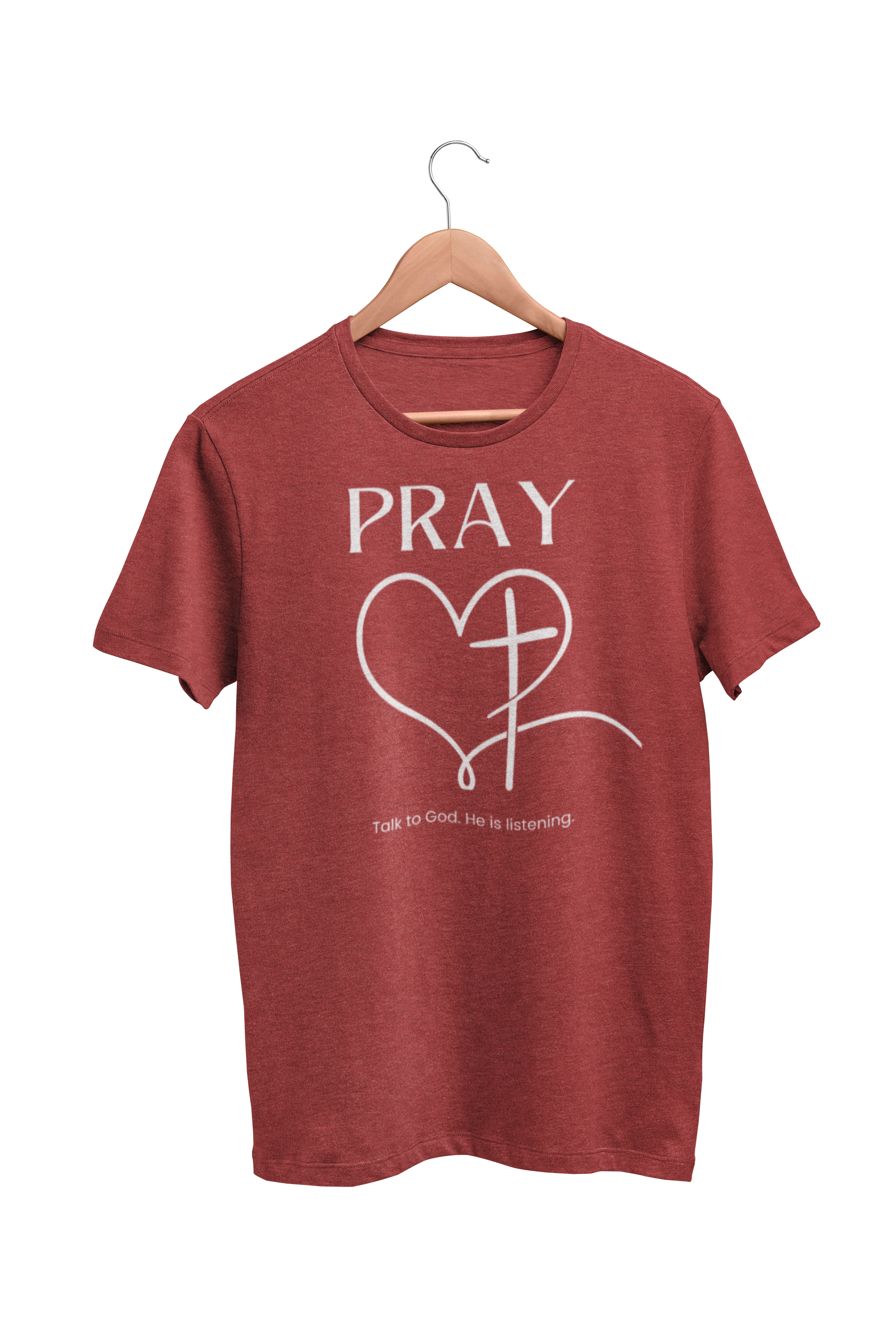 Pray: Talk to God. He is listening