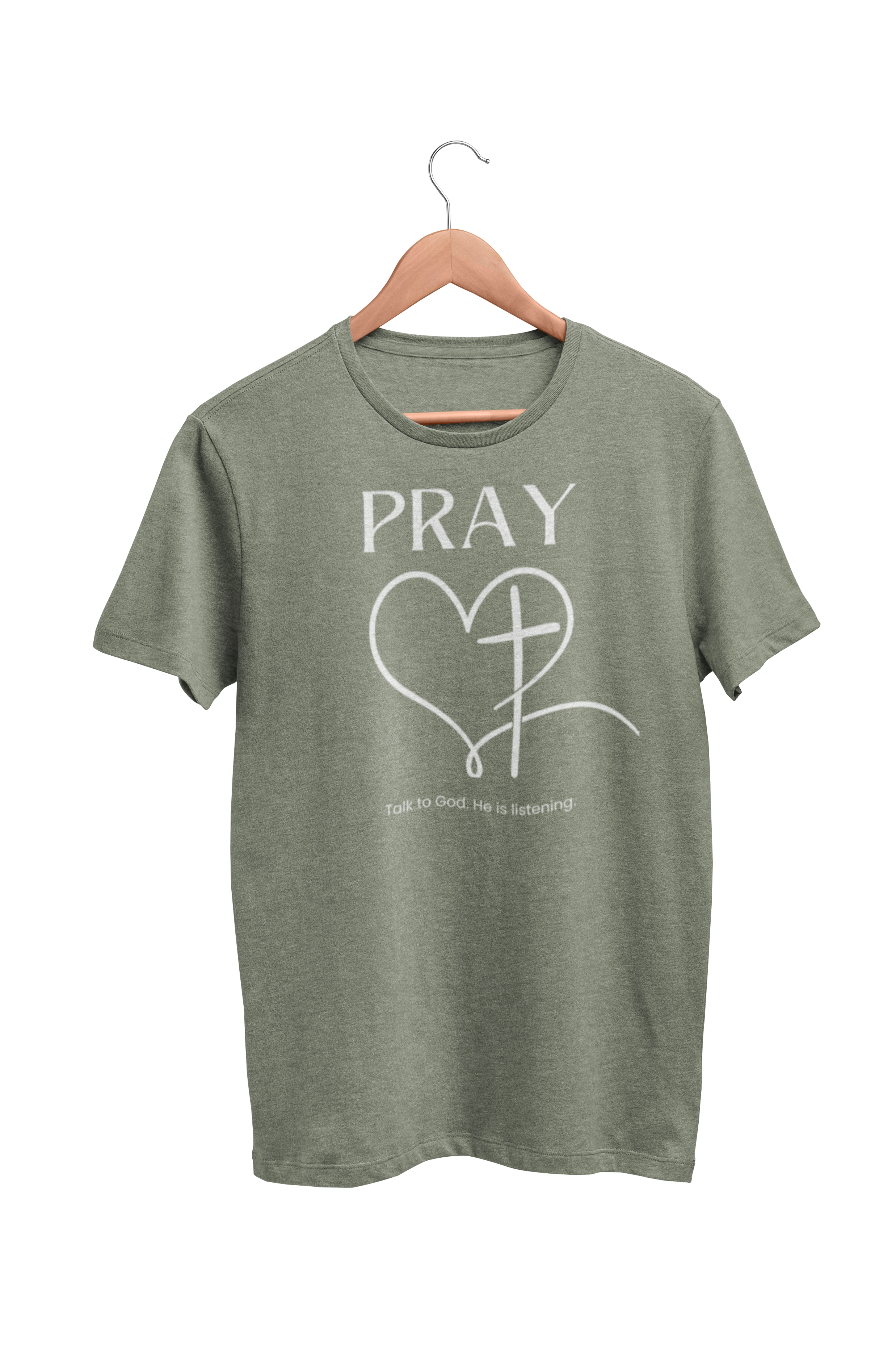 Pray: Talk to God. He is listening